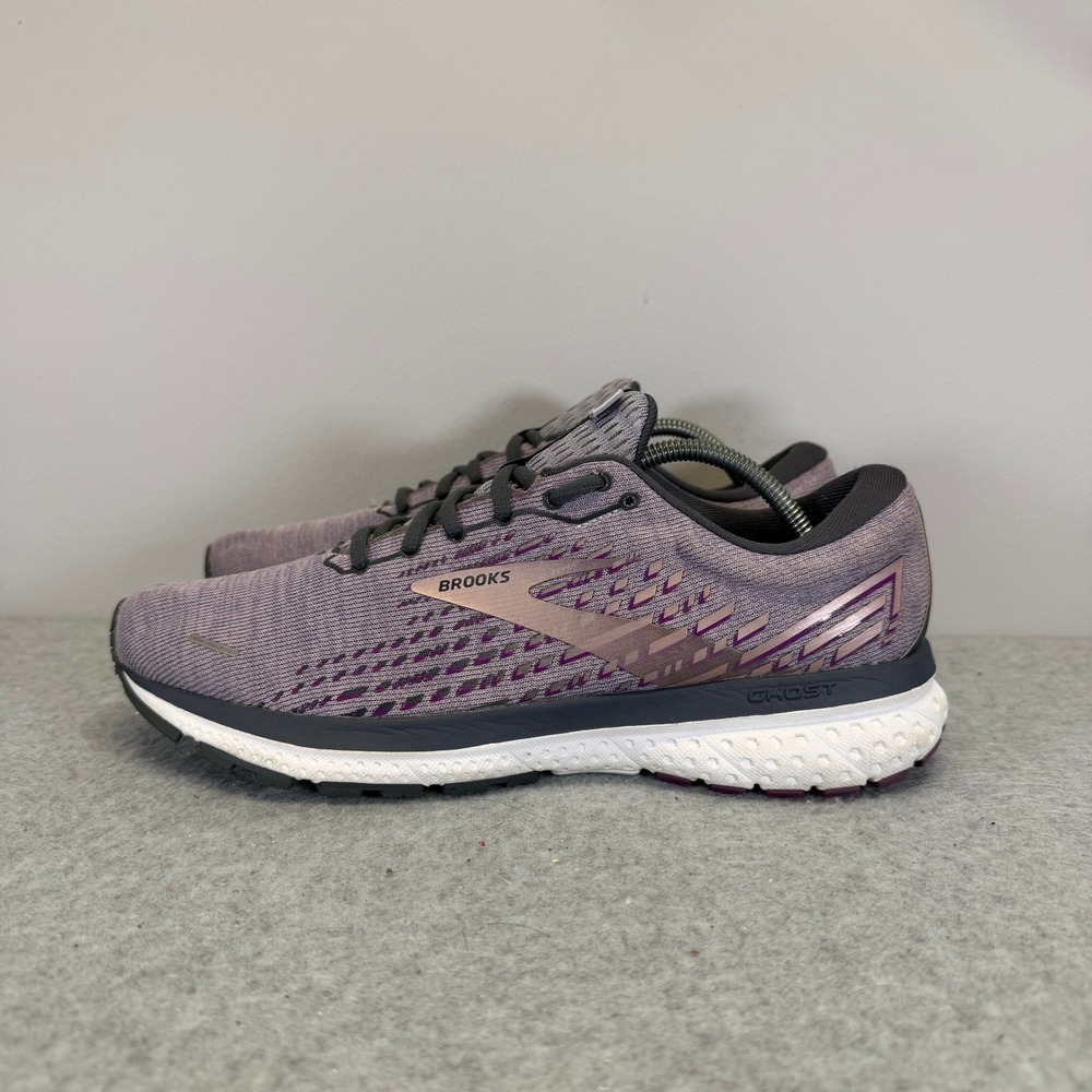 Brooks Ghost 13 Womens Shoes Size 9.5 Purple Rose Running Sneakers  1203381B550